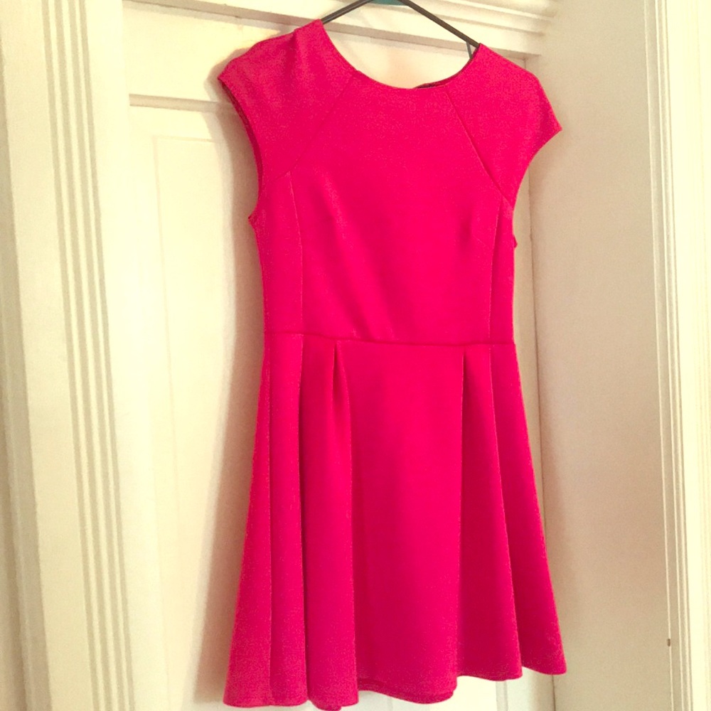 Pink formal mini dress